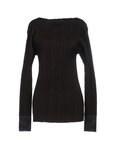 Shop Jil Sander Sweater In Dark Brown