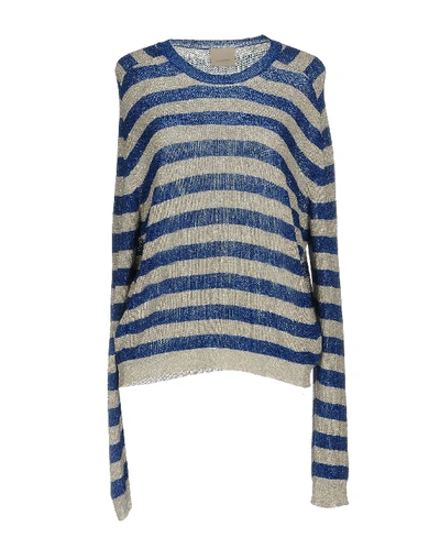 Shop Laneus Sweaters In Bright Blue