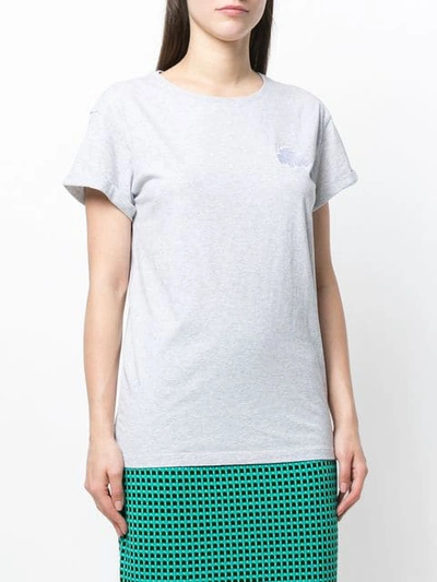 Shop Anya Hindmarch Cloud T-shirt - Grey