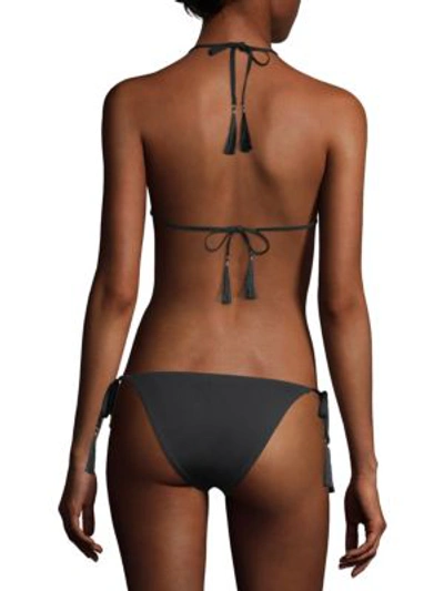 Shop Skin Joan Reversible Bikini Top In Black Blush