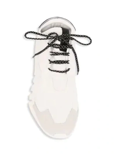 Shop Y-3 Ayero Mesh Sneakers In White