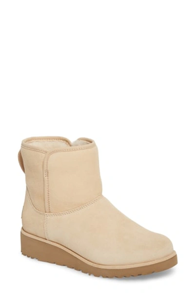 Shop Ugg Kristin - Classic Slim(tm) Water Resistant Mini Boot In Cream Wool