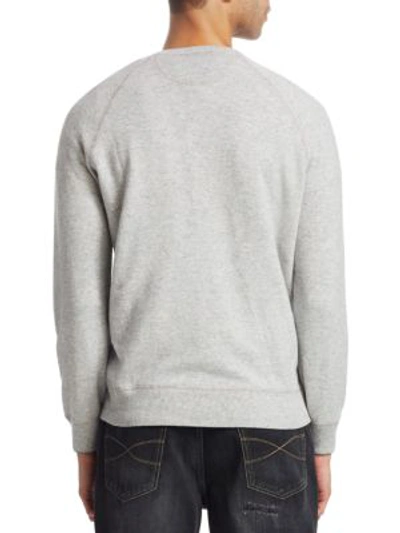 Shop Brunello Cucinelli Raglan Sleeve Sweatshirt In Pebble