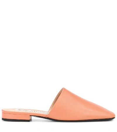 Shop Acne Studios Tessey Leather Slippers In Female