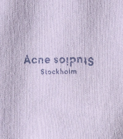 Shop Acne Studios Printed Cotton Sweatshirt