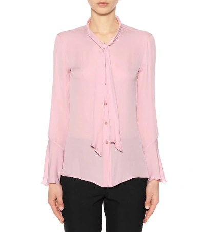 Shop Etro Silk Shirt In Pink