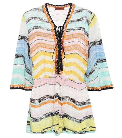 Shop Missoni Striped Jumpsuit In Multicoloured