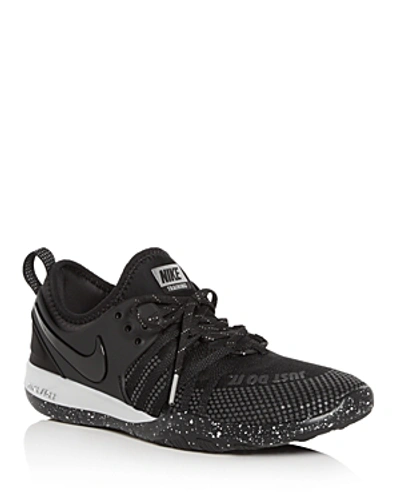 Nike Free Tr 7 Selfie Lace Up Sneakers In Black/ Black/ Chrome | ModeSens