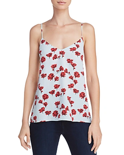 Shop Equipment Layla Printed Silk Camisole Top In Cool Breeze
