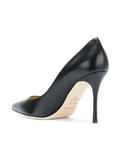 Shop Sergio Rossi Godiva 100mm Heel Pumps In Black