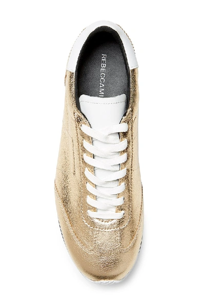 Shop Rebecca Minkoff Susanna Sneaker In Gold