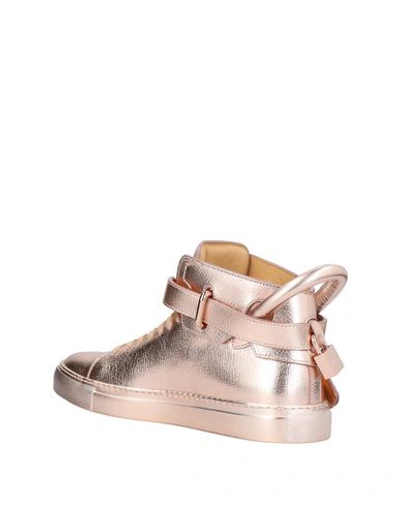 Shop Buscemi Sneakers In Copper