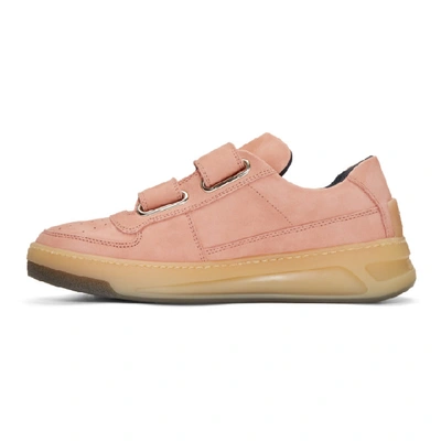Shop Acne Studios Pink Perey Sneakers In Dusty Pink