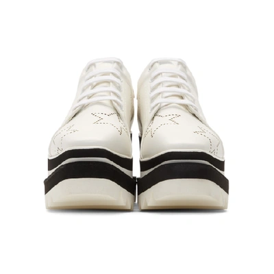 Shop Stella Mccartney White Sneak-elyse Stars Sneakers