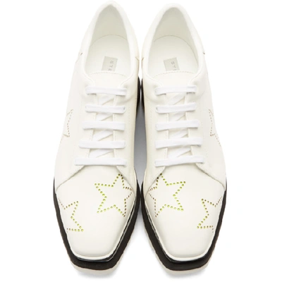 Shop Stella Mccartney White Sneak-elyse Stars Sneakers