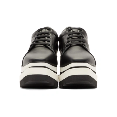 Shop Stella Mccartney Black Sneak-elyse Trainers In 1093 Blk/ex