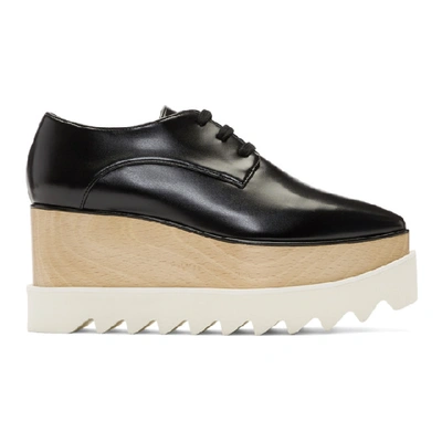 Shop Stella Mccartney Black Elyse Derbys In 1000 Black