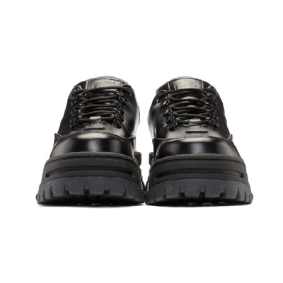 Shop Eytys Black Leather Angel Sneakers