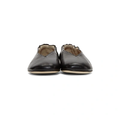 Shop Acne Studios Black Oddry Ballerina Flats