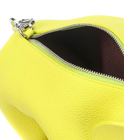 Shop Loewe Elephant Mini Leather Shoulder Bag In Yellow