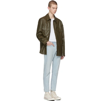 Shop Acne Studios Bla Konst Blue River Jeans In Light Blue