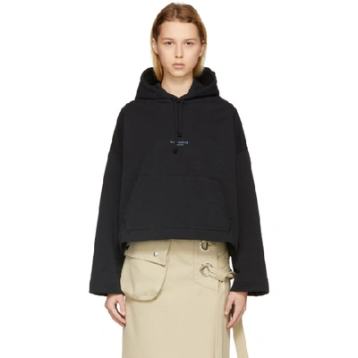 Shop Acne Studios Black Joghy Hoodie