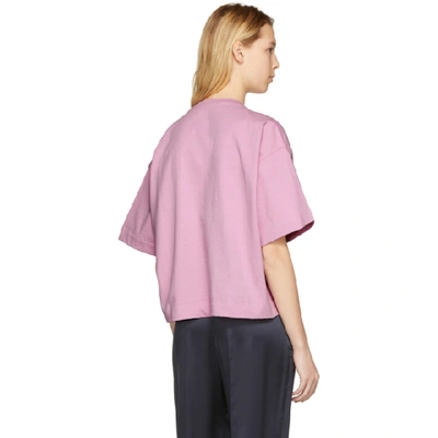 Shop Acne Studios Pink Cylea T-shirt