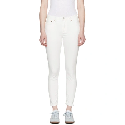 Shop Acne Studios Bla Konst White Climb Jeans