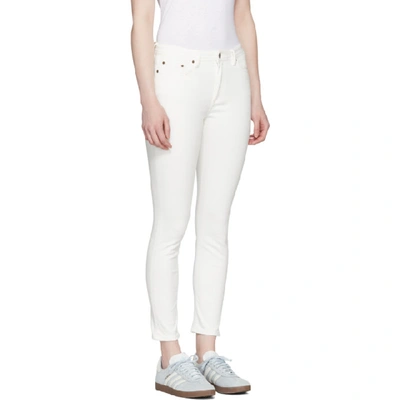 Shop Acne Studios Bla Konst White Climb Jeans