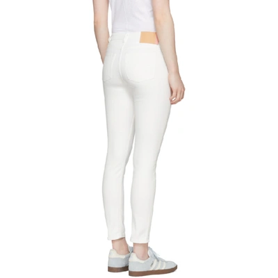 Shop Acne Studios Bla Konst White Climb Jeans