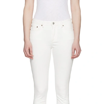 Shop Acne Studios Bla Konst White Climb Jeans