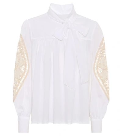 Shop See By Chloé Crochet Cotton Blouse In Female