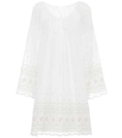 Shop Athena Procopiou Sunday Morning Cotton Dress In White