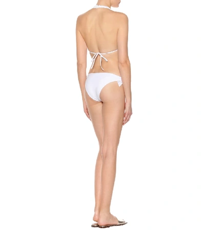 Shop Fendi Halter Bikini In White