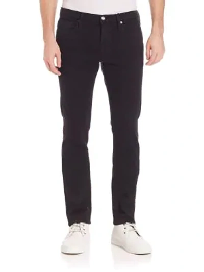 Shop Frame L'homme Skinny Jeans In Noir Slits