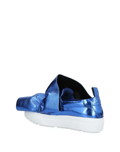 Shop Msgm Sneakers In Blue