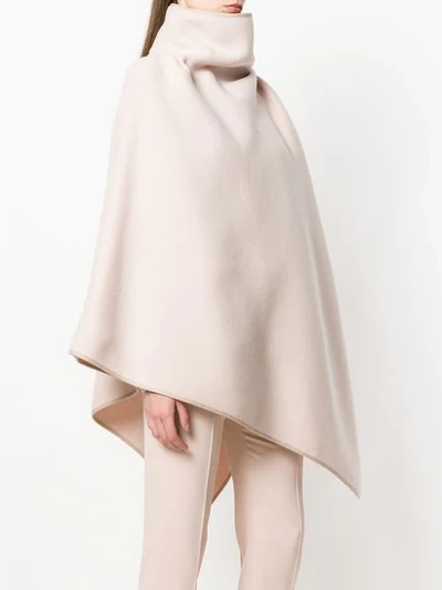Shop Chloé Asymmetric Draped Coat