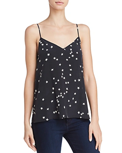 Shop Equipment Layla Printed Silk Camisole Top In Black