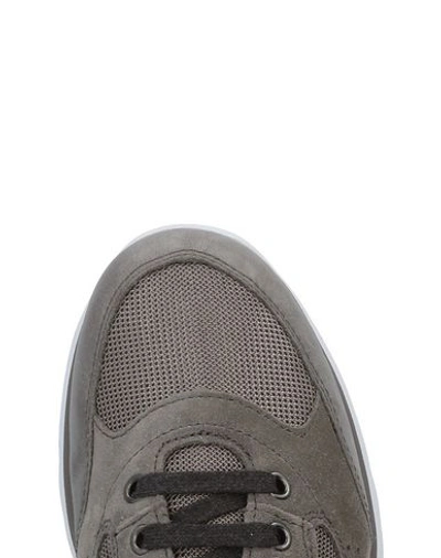 Shop Geox Sneakers In Grey