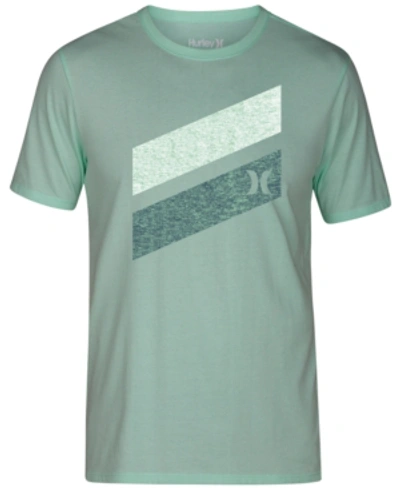 Shop Hurley Men's One And Only Slash T-shirt In Mint Foam