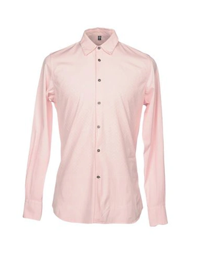 Shop Dondup Shirts In Light Pink