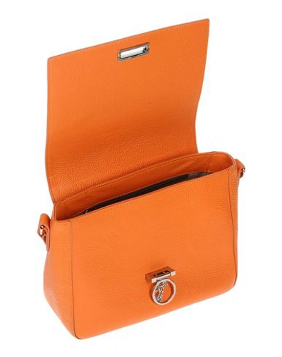 Shop Versace Handbags In Orange