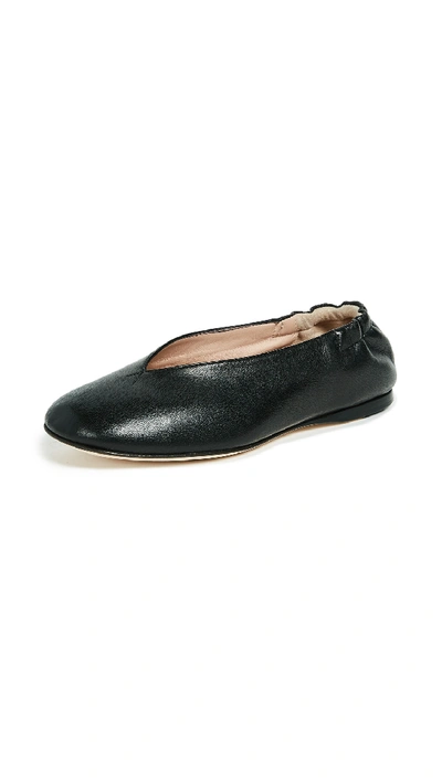 Shop Acne Studios Odry Flats In Black