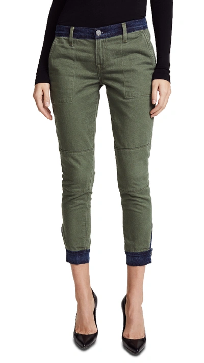 Shop Etienne Marcel Utility Pants In Military