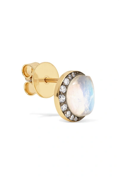 Shop Noor Fares Planet 18-karat Gold Multi-stone Earrings