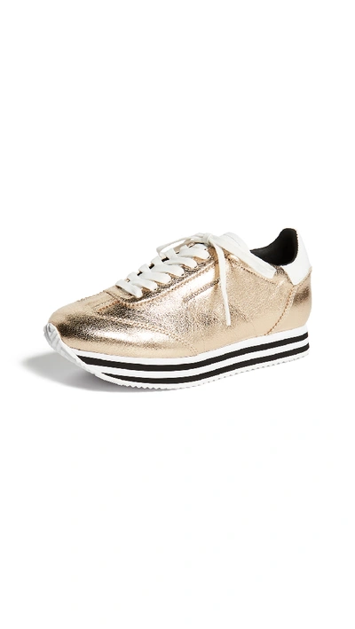 Rebecca Minkoff Susanna Sneaker Gold ModeSens