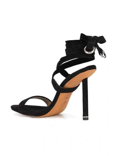 Shop Alexander Wang Strappy Sandals - Black