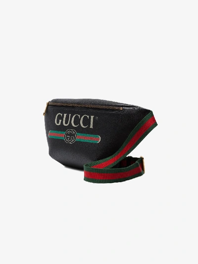 Shop Gucci Black Gg Cross Body Bag