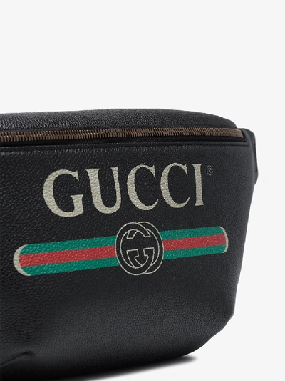 Shop Gucci Black Gg Cross Body Bag