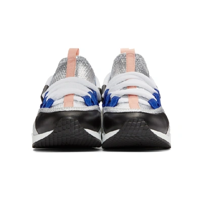 Shop Pierre Hardy Silver Trek Comet Sneakers